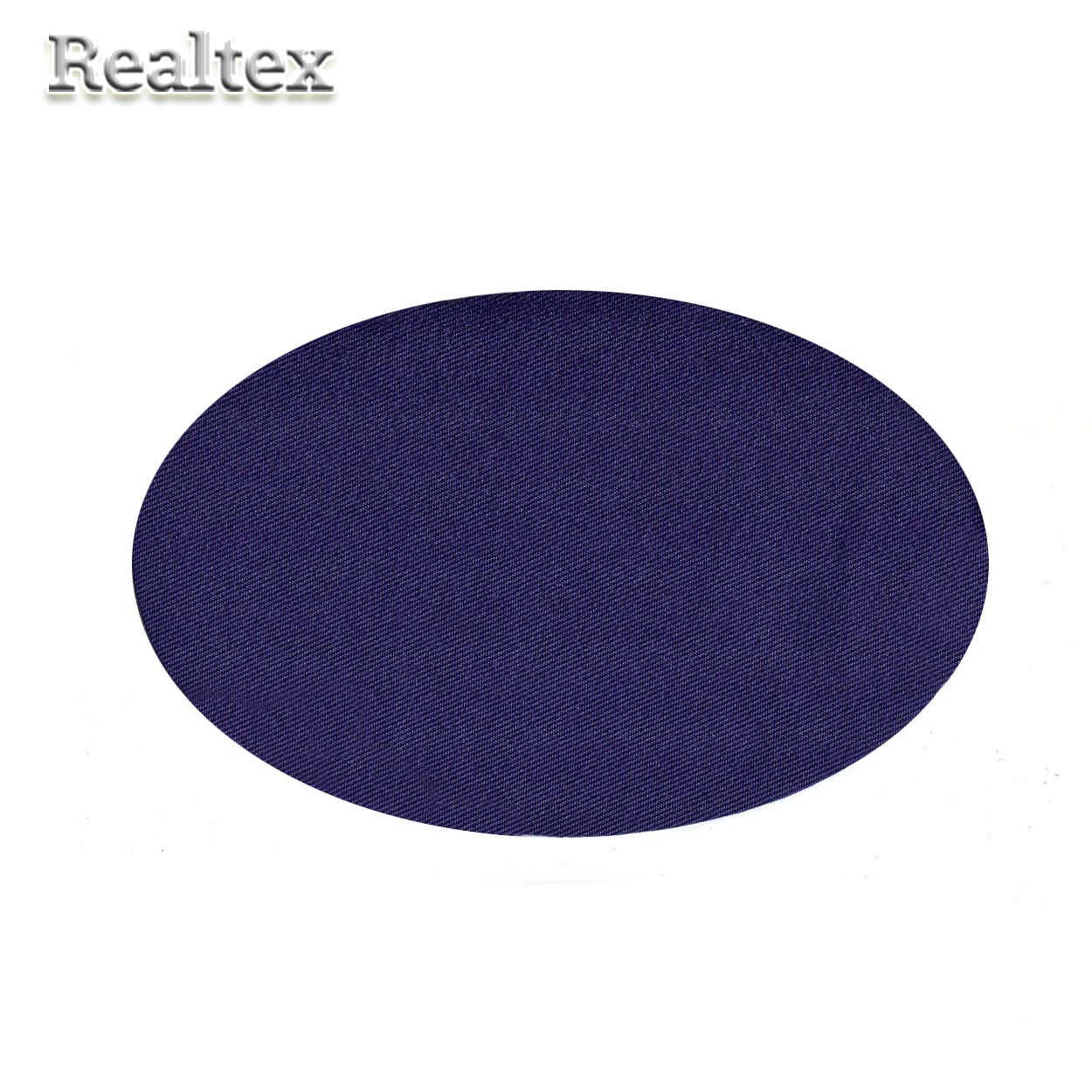 Термоаппликации джинсовые  Реалтекс S-4899 "Овал" цв.сине-фиолетовый