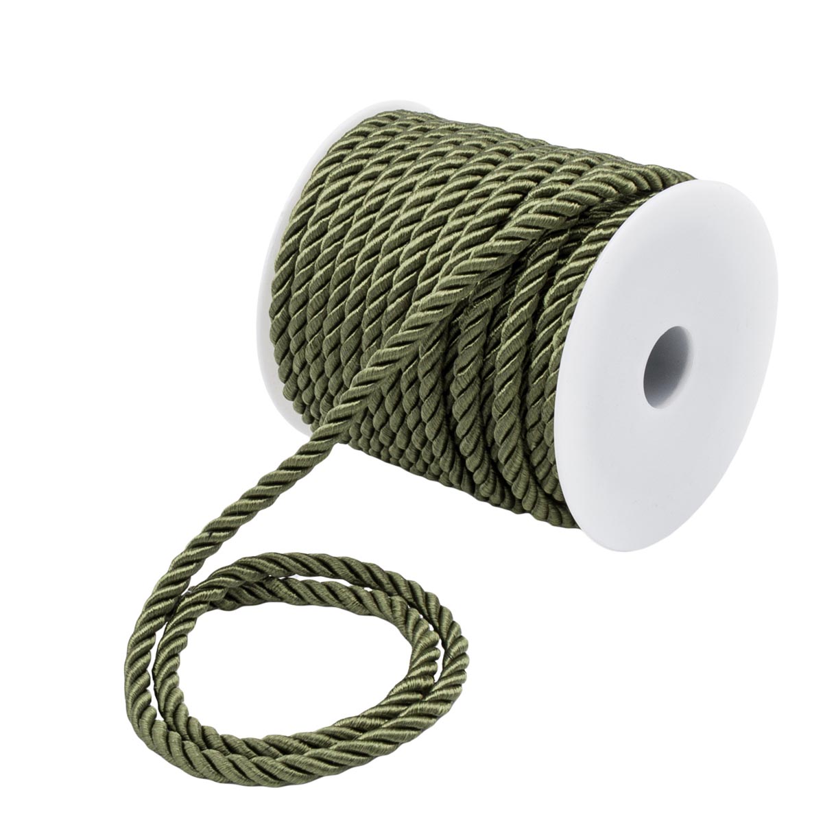 Шнур мебельный 5мм 1AS-168 цв.039 тёмно-оливковый