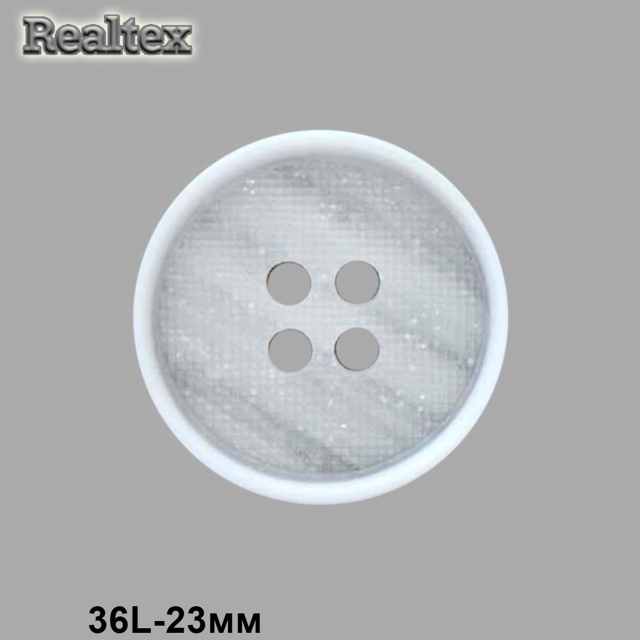 Пуговицы CN 2581 36L (72шт) цв.White