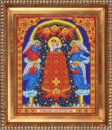 Рисунок на ткани бисером "Благовест" И-4030 "Пр.Богородица Прибавление ума"