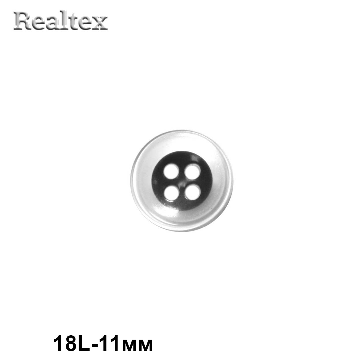 Пуговицы CX K-24 18L (144шт) цв.Blk-02