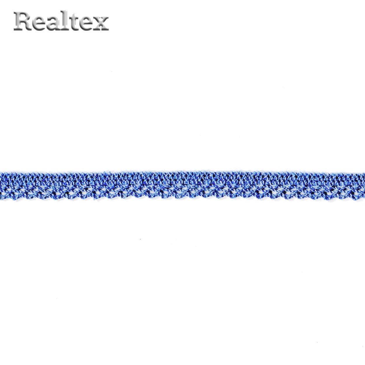 Кружево вязаное  10мм 10.01.129 цв.22 джинс