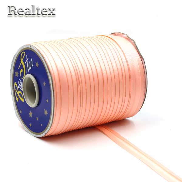 Косая бейка атласная 15мм (132м) цв.6056 розовый