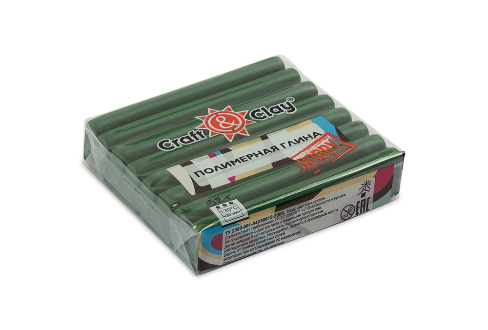 Полимерная глина CCH "Craft&Clay" (52гр) цв.1059 лавровый лист