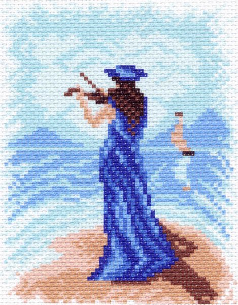 Рисунок на канве МП №1434 "Остров мелодий" 16*20см