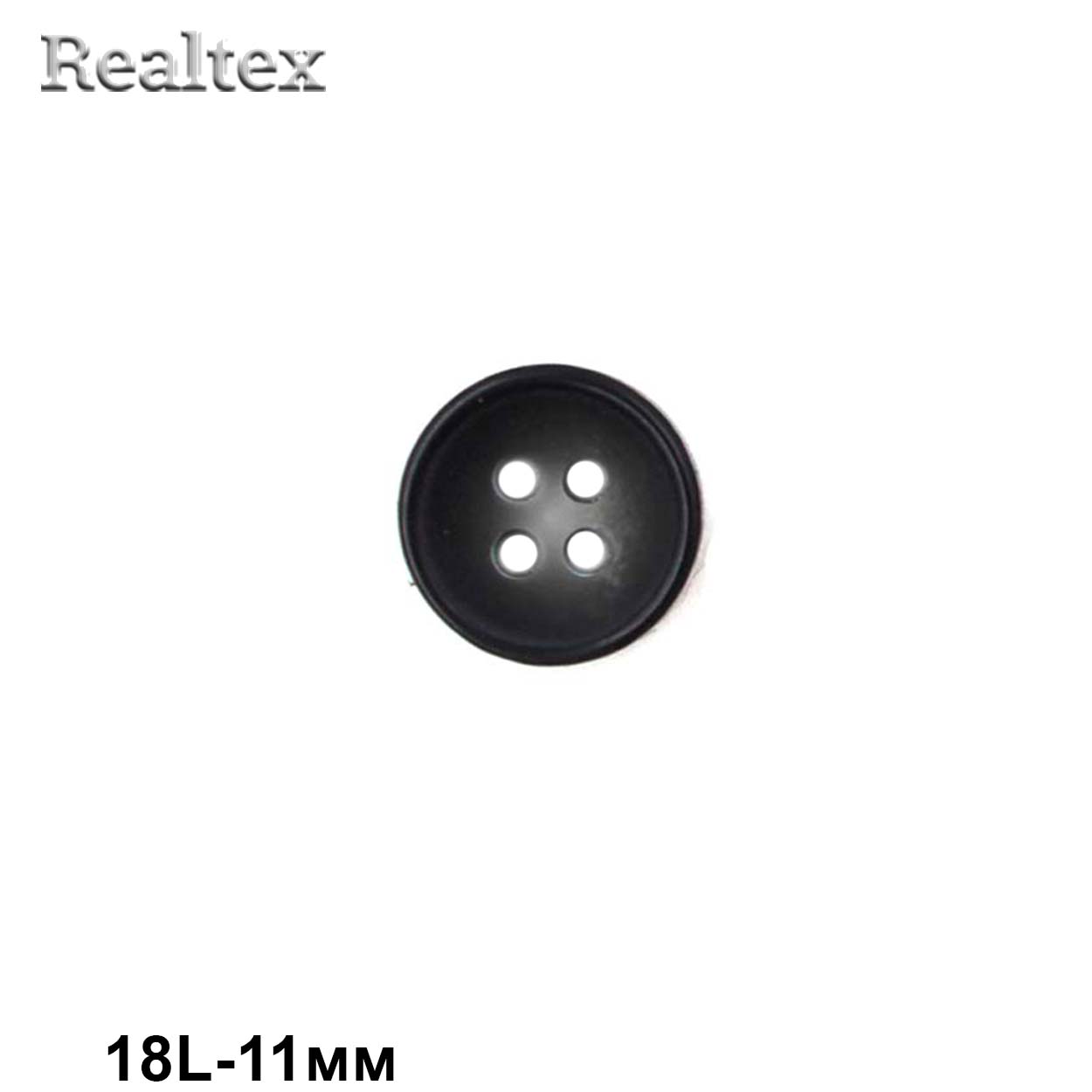 Пуговицы CB 3604B 18L (72шт) цв.Blk-01