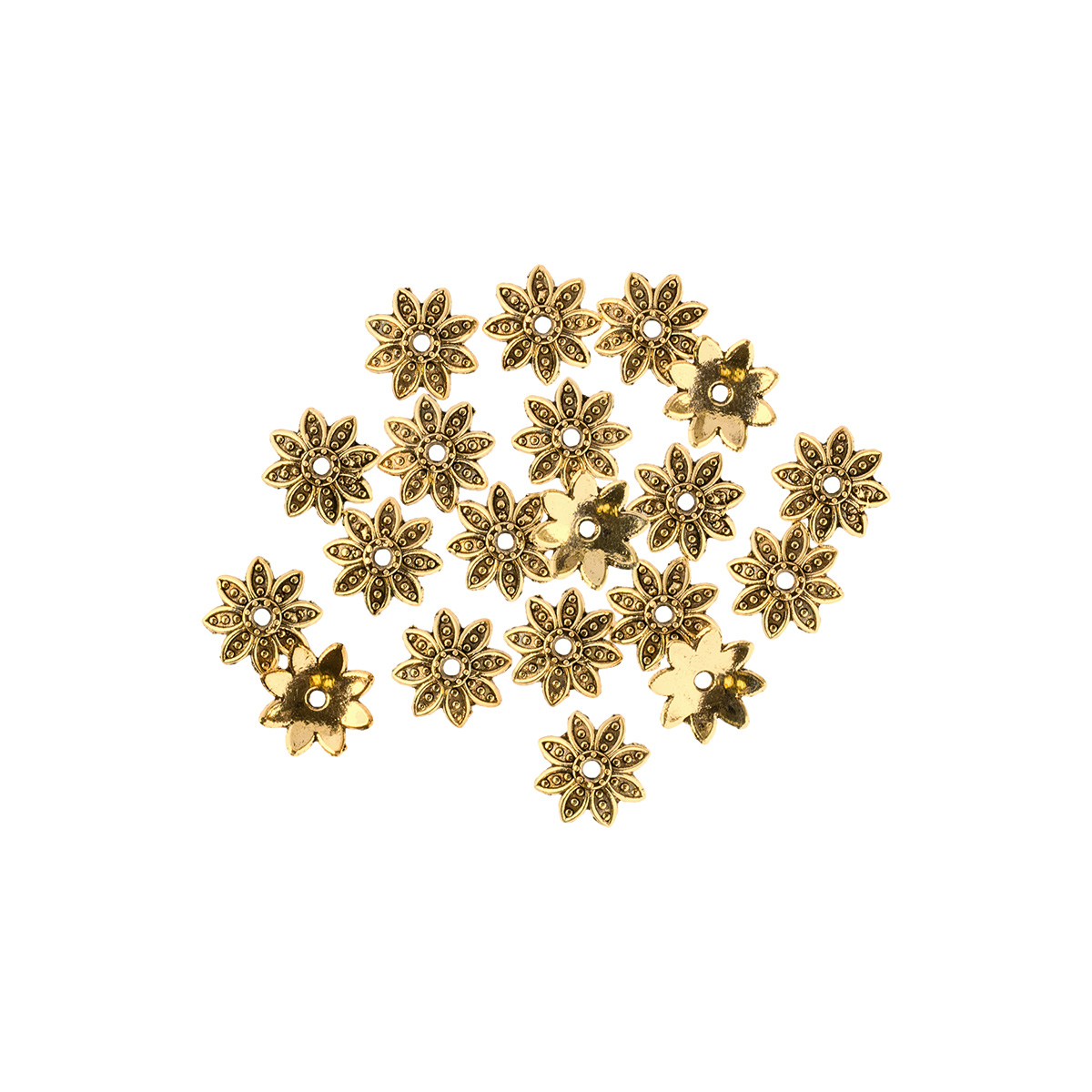 Розетка для бус "Zlatka" MFR-14 цв.02 золото