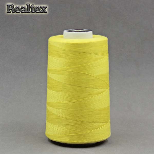 Нитки МАХ 40/2 (5000ярд) цв.127 жёлтый