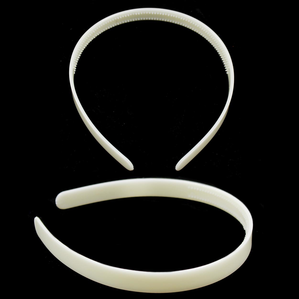 Основа для ободка "Реалтекс" пластик 15мм c зубчиками (10шт) цв.белый 