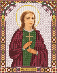 Рисунок на канве для бисера НС С9112 "Св.Мч.Вера" 
