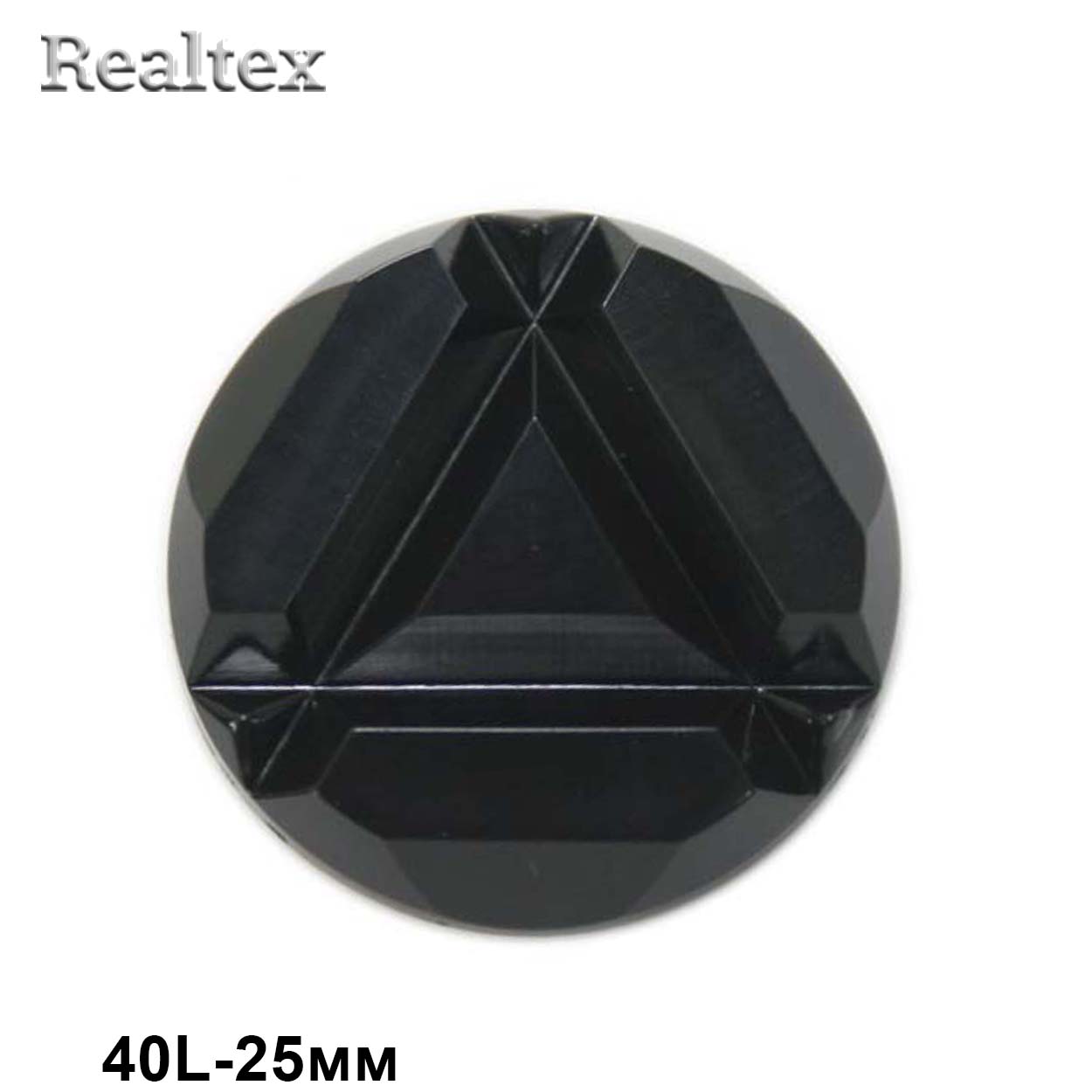 Пуговицы SB 3308N 40L (25шт) цв.Nero