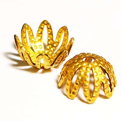 Розетка для бус 17-0026 11*6мм цв.золото