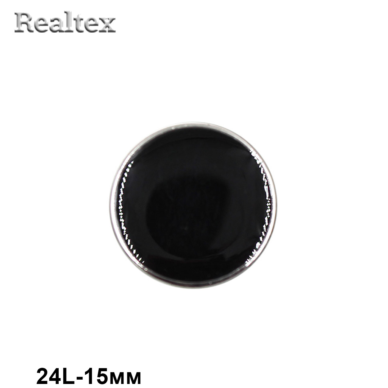 Пуговицы RB z-94 24L (36шт) цв.Black/S