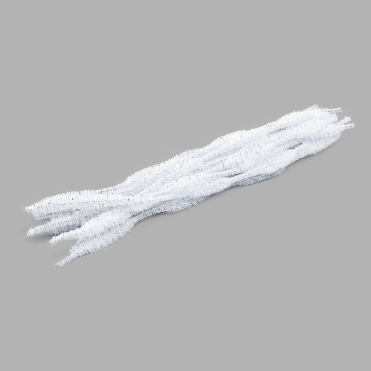 Проволока "Синель" обьемная "Цветок" d-12мм 30см цв.В-040 белый