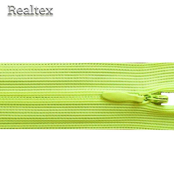  Молния потайная Т.3 50см цв.229 желтый неон