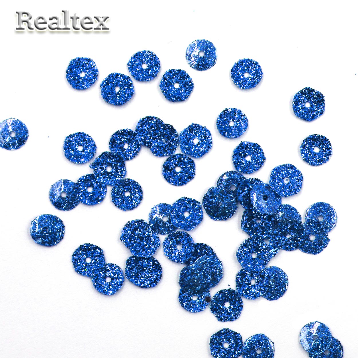 Пайетки "Астра" (10гр) "глиттер" 6мм цв.1021 синий