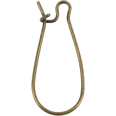 Швензы для серег "Zlatka" DC-076 цв.01 античная бронза