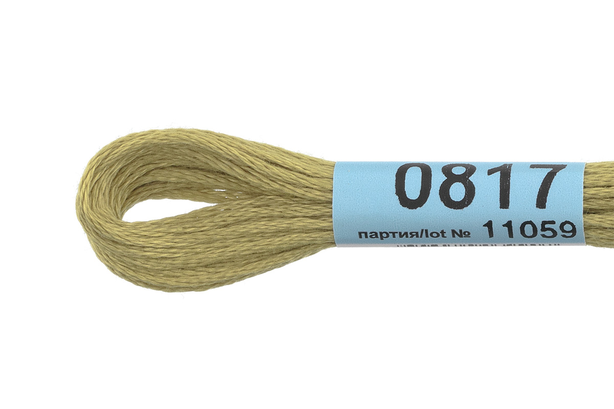 Мулине "Гамма" цв.0817 св.оливковый