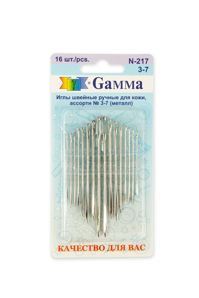 Иглы N-217 для кожи №3/7 "Гамма"