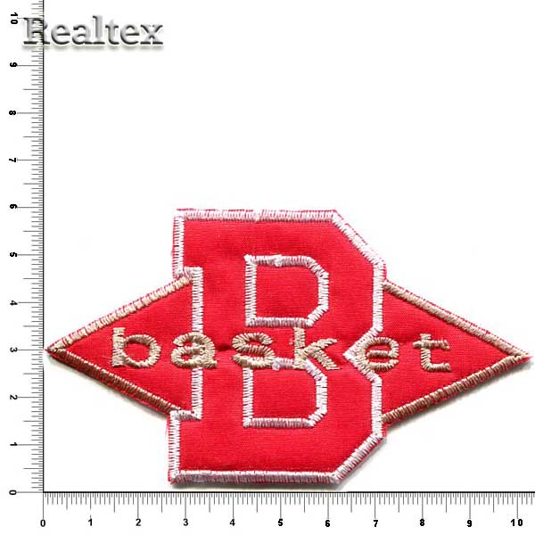 Термоаппликации 16367 "Basket" цв.красный