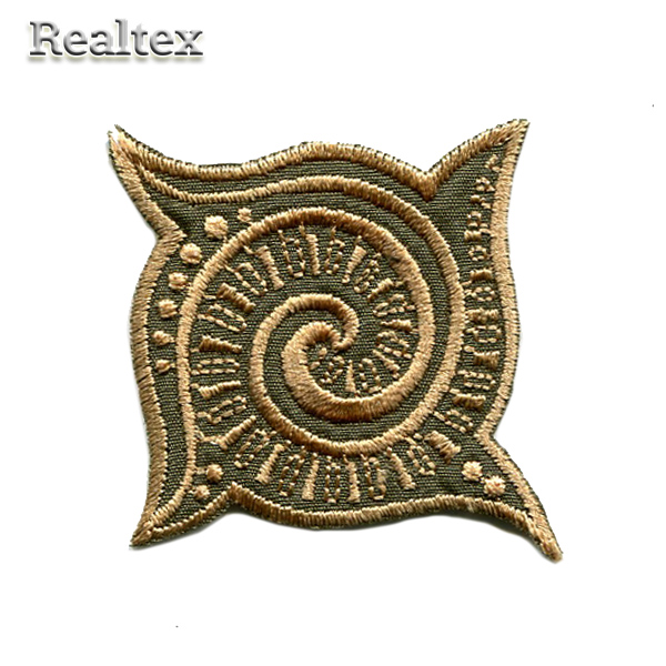 Термоаппликации 13141 "Узор" цв.хаки