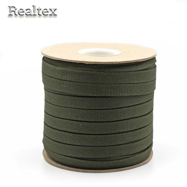 Шнур плоский 06с2341 14мм цв.113 оливковый
