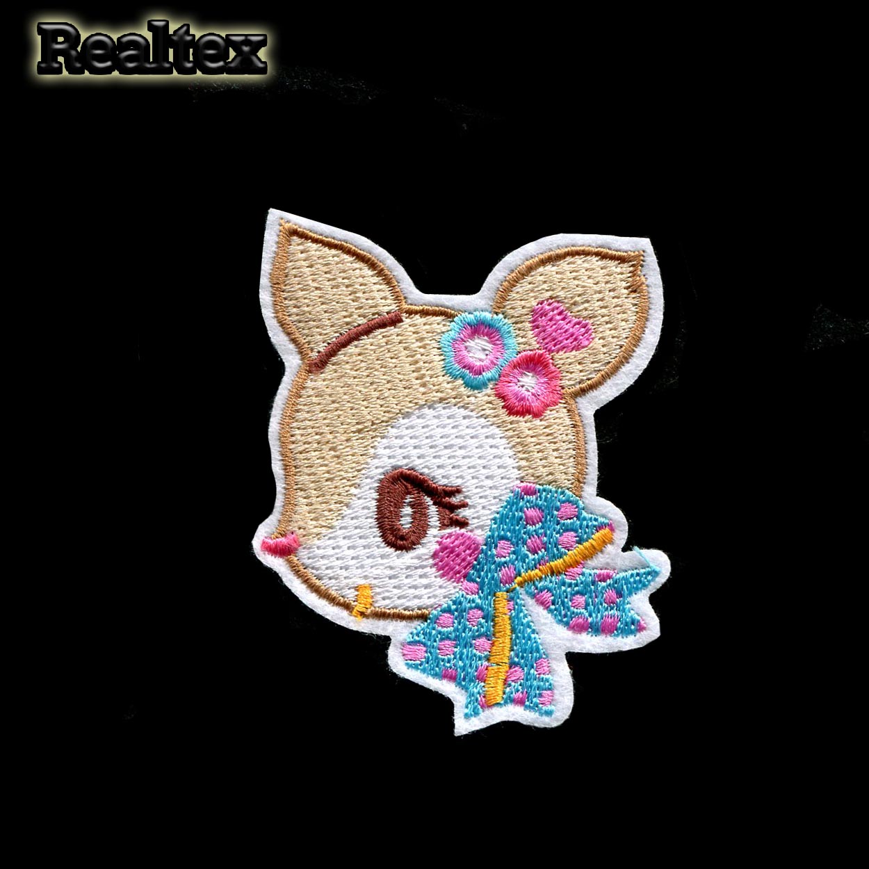  Термоаппликации детские Realtex R-3124 "Голова олененка" 