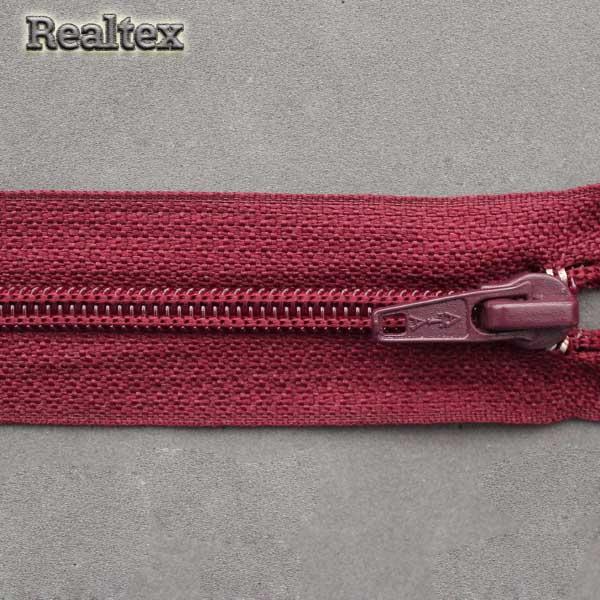 Молния витая Т.5 65см разъемная цв.179С бордовый