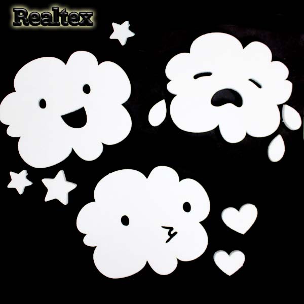 Заготовка для декорирования Набор Тучки 28см мод.13417 (пенопласт пористый)