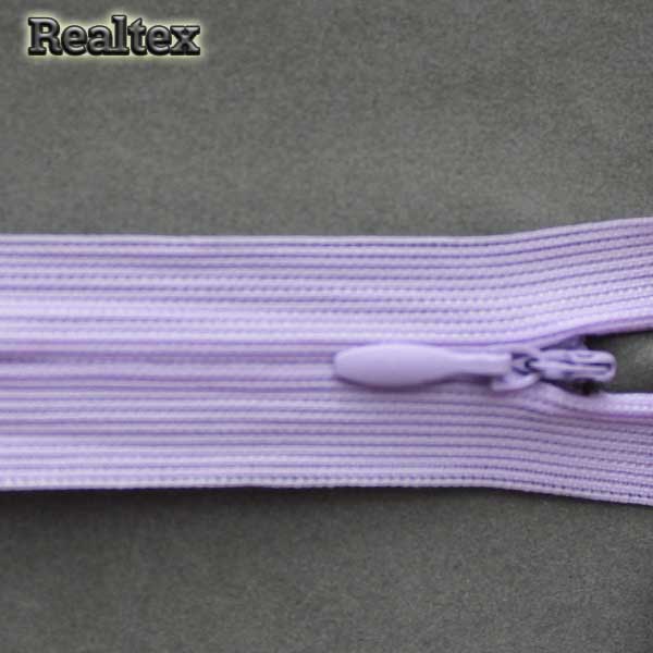  Молния потайная Т.3 50см цв.166/553Б лаванда