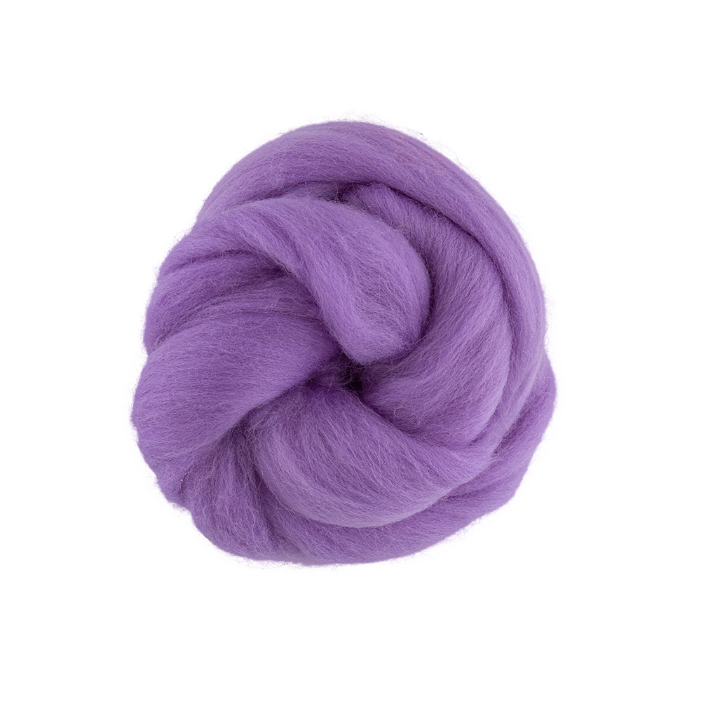 Шерсть для валяния TFS-050 полутонкая (50гр) цв.0392 сирень