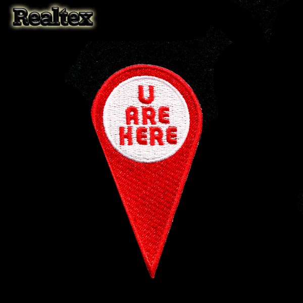  Термоаппликации Реалтекс RT-091 "U ARE HERE"