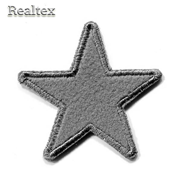 Термоаппликации 017Ф "Звезда" цв.серый 