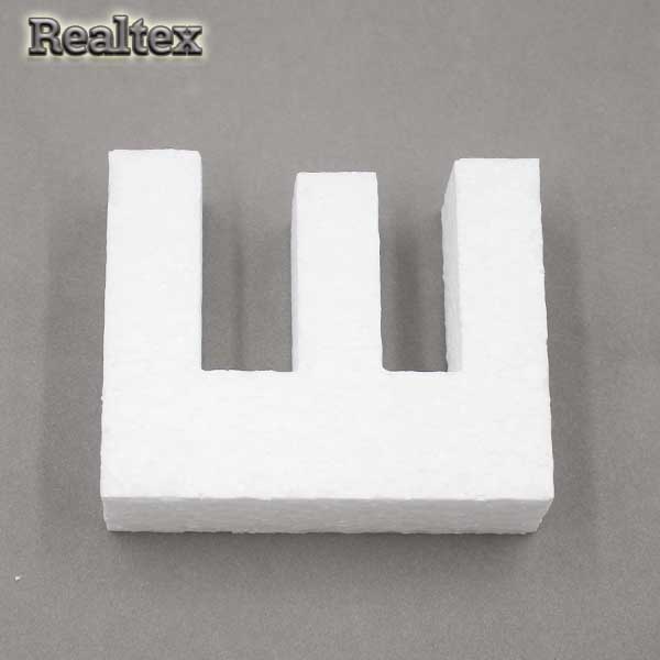 Заготовка для декорирования Буквы 10см "Ш" (пенопласт пористый)