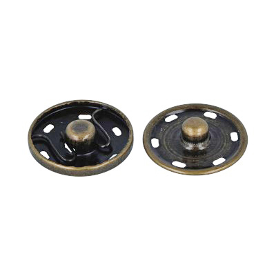 Кнопка пришивная металлическая KLM-300 30мм цв.03 бронза