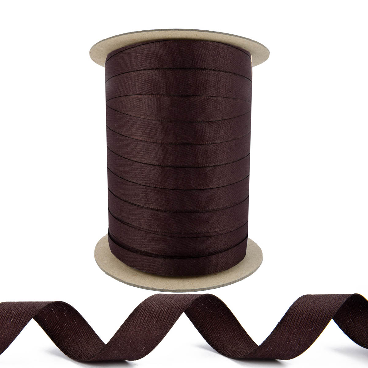 Тесьма брючная 5297 (200м) цв.0530 т.шоколад