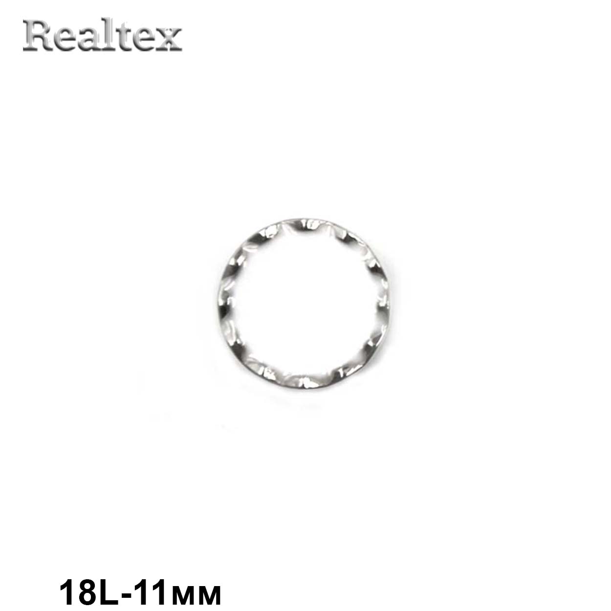 Пуговицы LA X-44 18L (72шт) цв.White/S