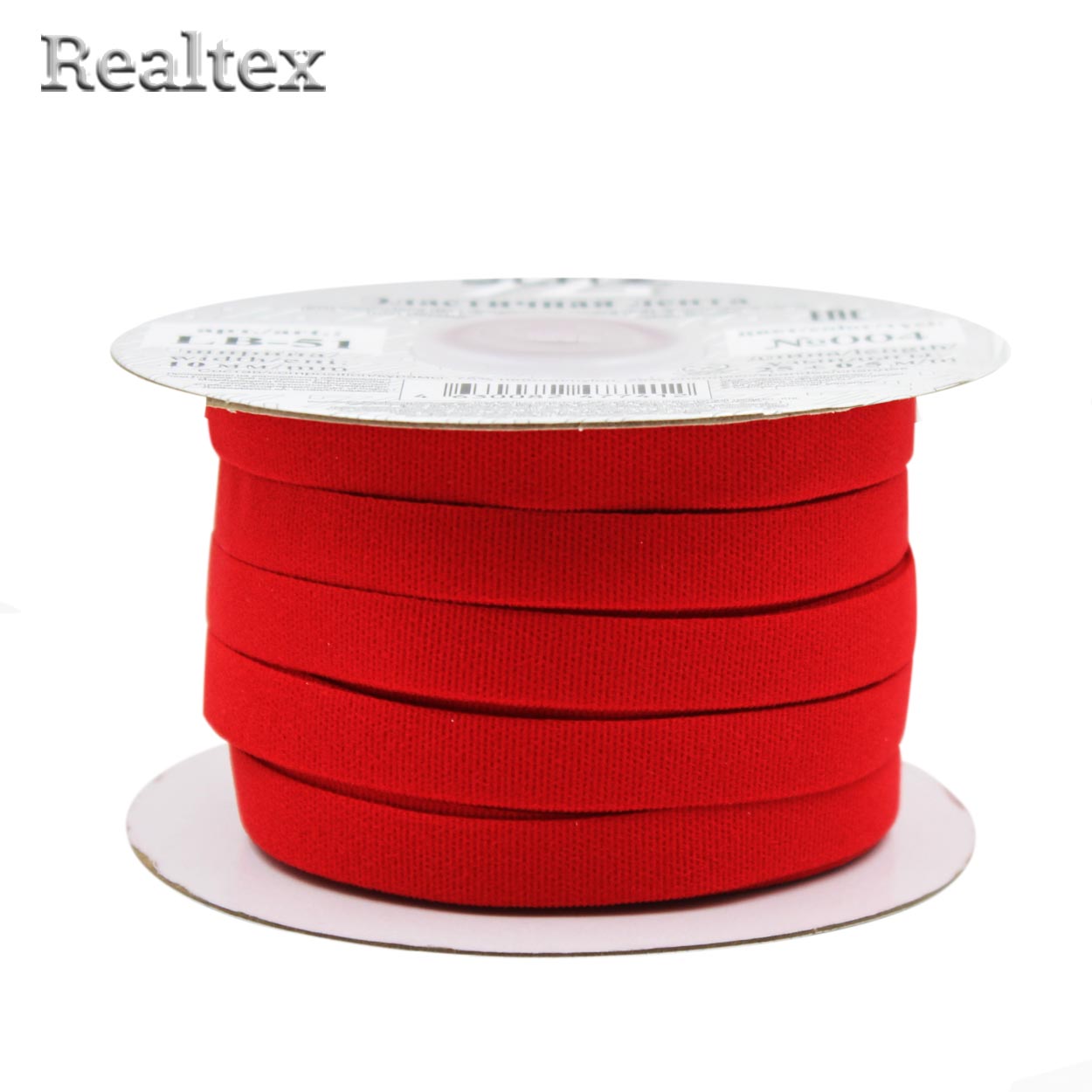 Резинка для бретелей LB-51 10мм "Blitz" (25м) цв.004 красный