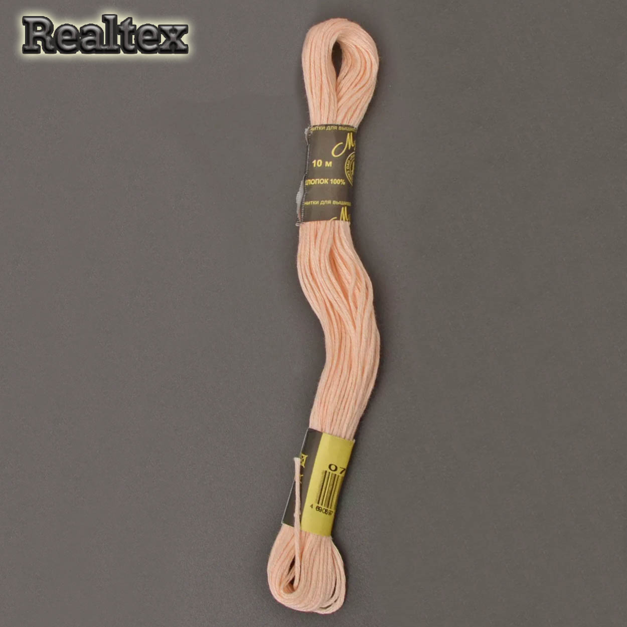 Нитки мулине С/Пб (12шт*10м) цв.0701 персиковый