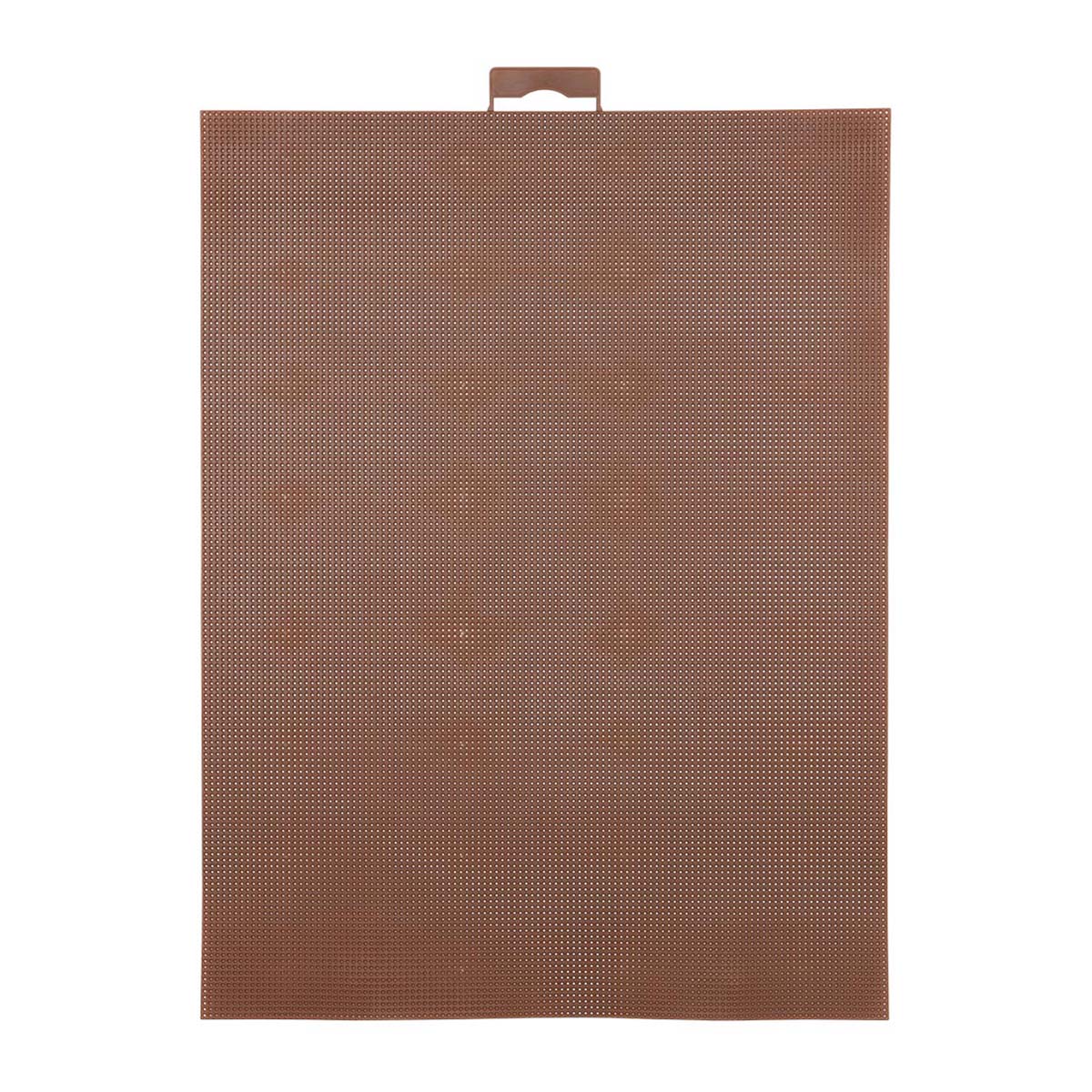 Канва пластик К-052 21*28см цв.коричневый