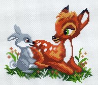 Рисунок на канве МП №943 "Давай дружить" 16*20см