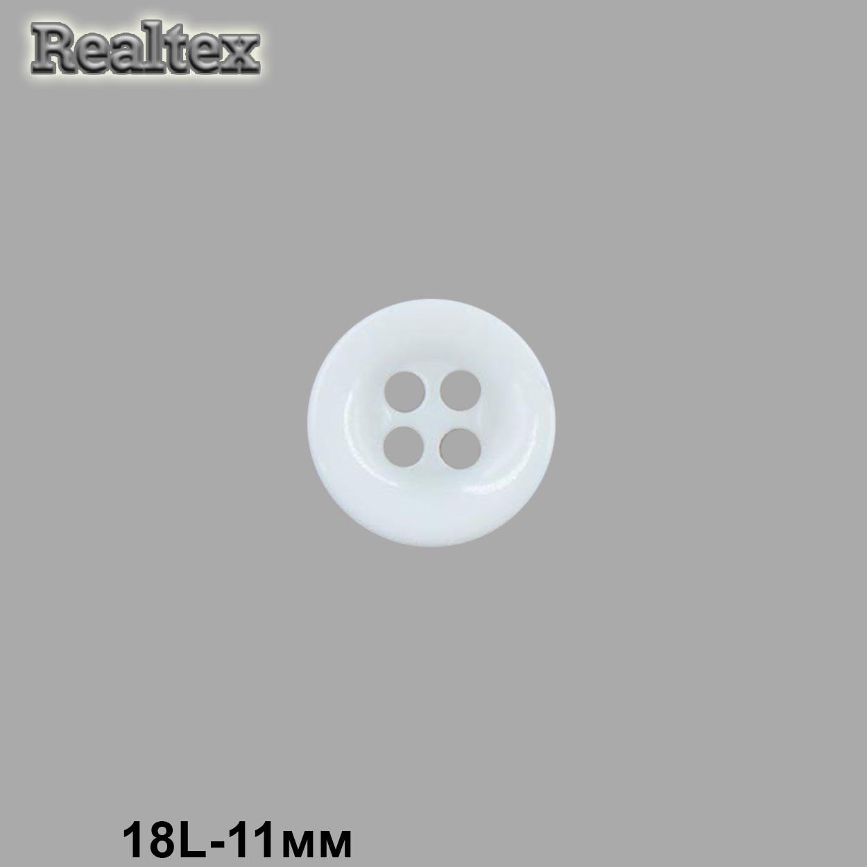 Пуговицы CB M-47 18L (144шт) цв.Wht-01