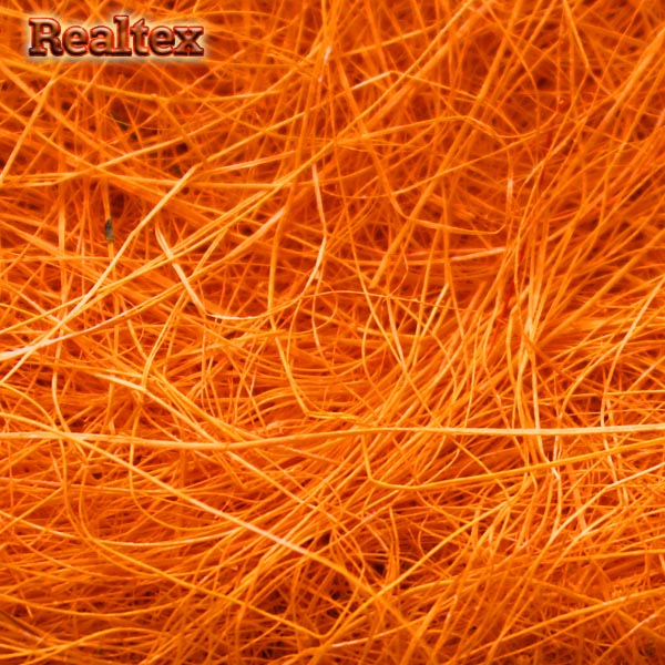 Сизалевое волокно Реалтекс цв.A014 оранжевый