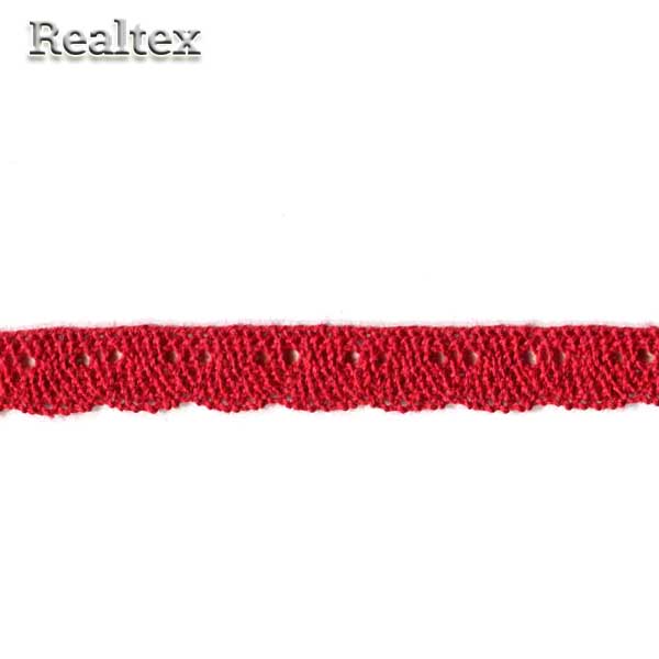 Кружево вязаное  13мм 13.01.103 цв.16 красный