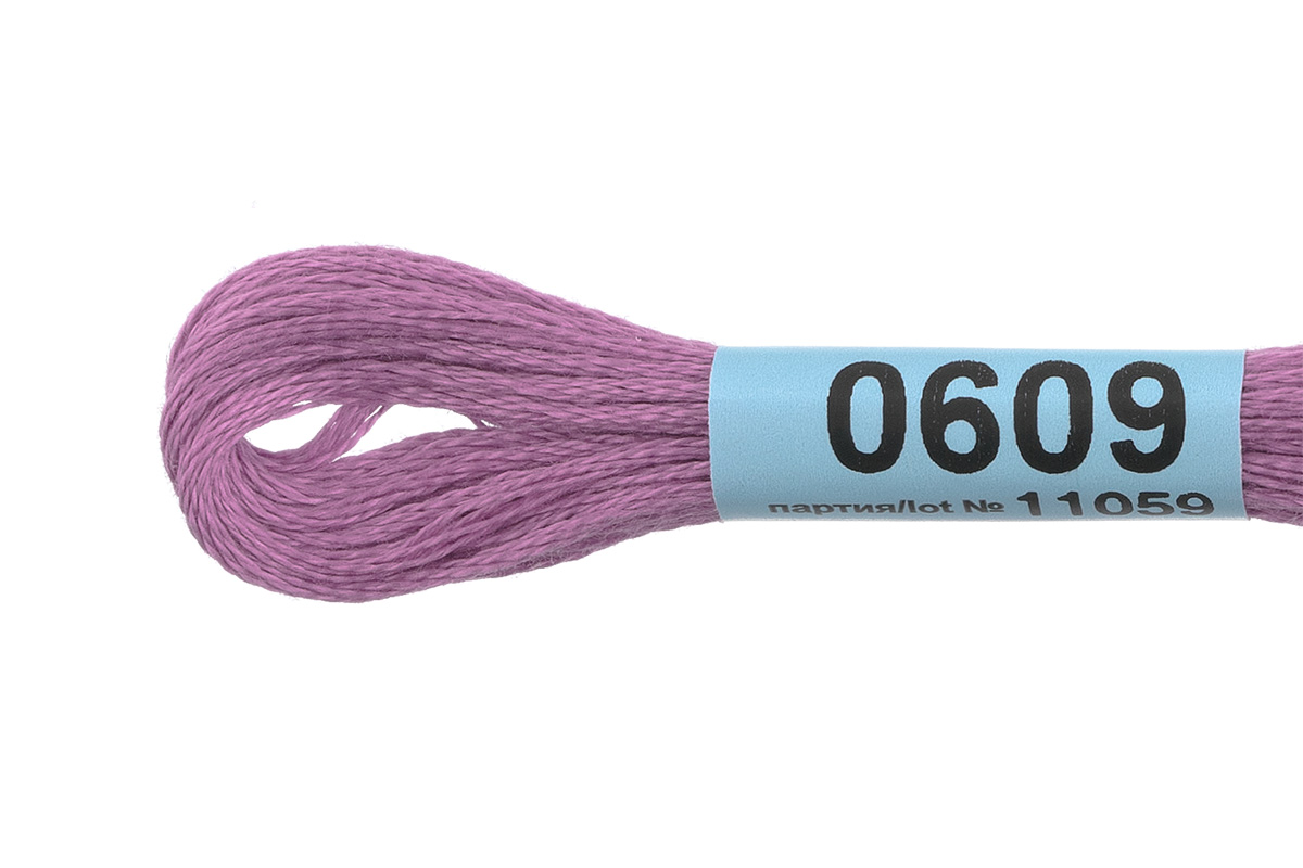 Мулине "Гамма" цв.0609 св.лиловый