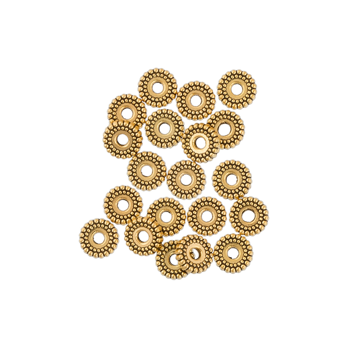 Рондель для бус "Zlatka" MRR-05 цв.02 золото