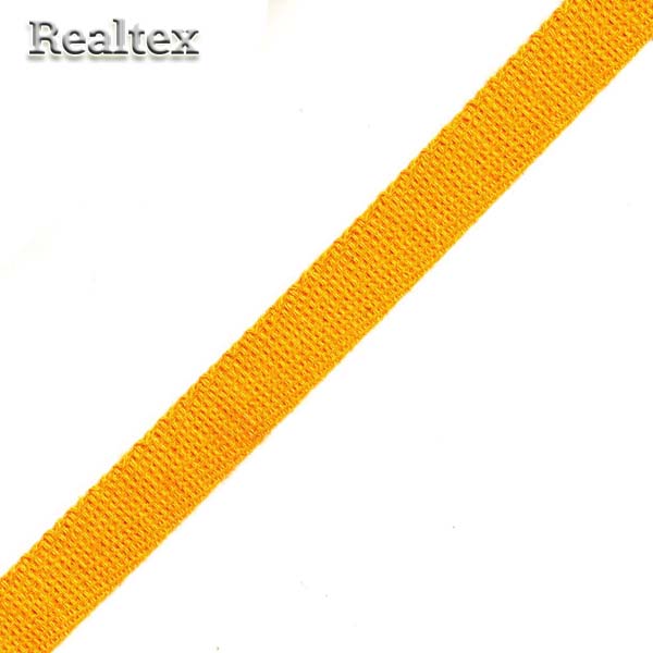 Тесьма киперная 13мм 2с-253 цв.163 яр.желтый 