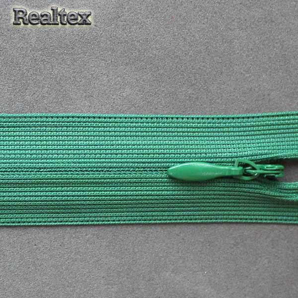  Молния потайная Т.3 20см цв.258 зеленый