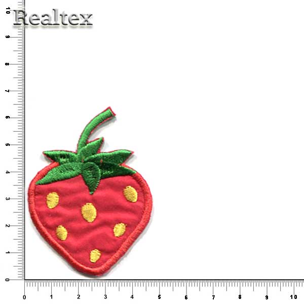 Термоаппликации детские 7006 "Клубничка" цв.красный