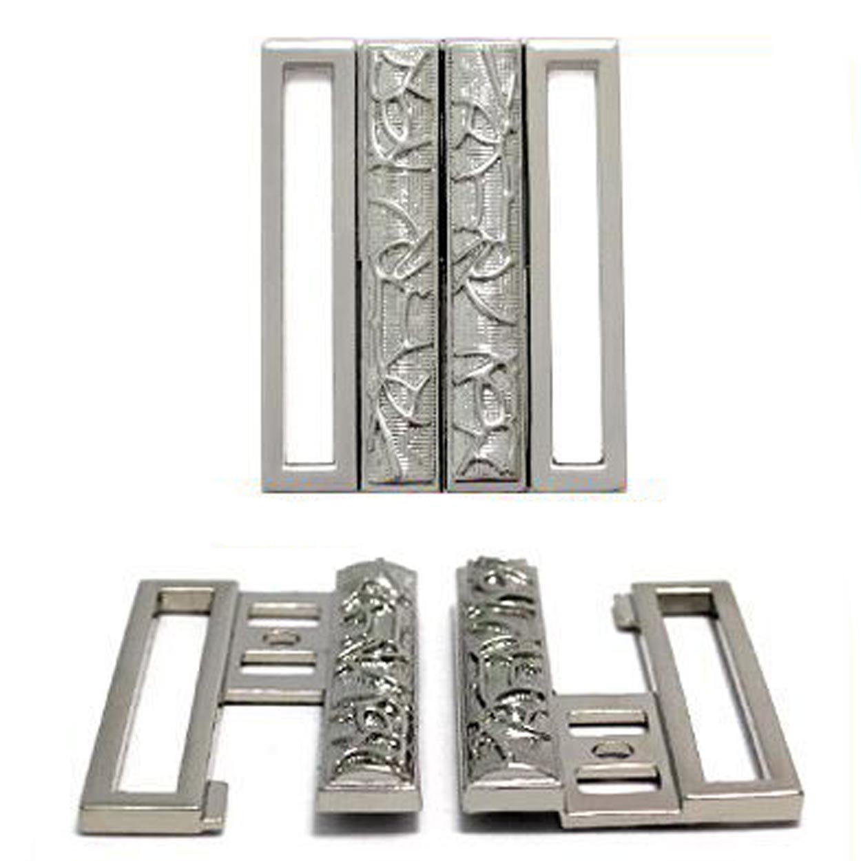 Пряжка металлическая ГНУ 14147 40мм цв.никель